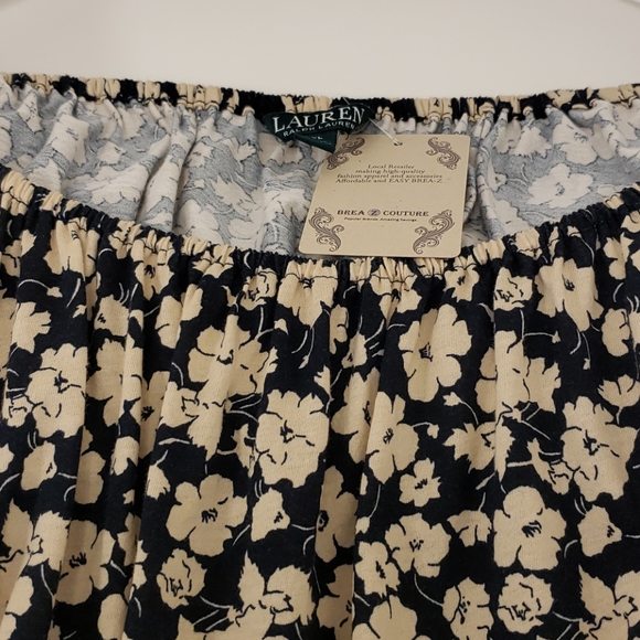 SOLD! Ralph Lauren Printed Off-The-Shoulder Blouse - Picture 5 of 6